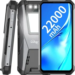 Unihertz TANK 22000mAh Rugged Smartphone Android 12 Cellphone Night Vision 108MP G99 12GB 256GB Mobile Phone