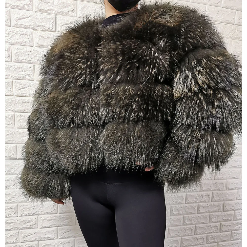 2025 trend natural fur real fur coat women's jacke Leather Woman clothing new outerwears Female Vest - Image 3