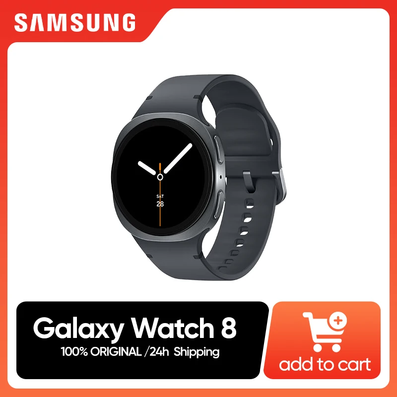 Samsung Galaxy Watch 8 New 2025: 30-Hour Battery Life with Always-On Display (AOD), Wireless Charging Supported,Bluetooth 5.3