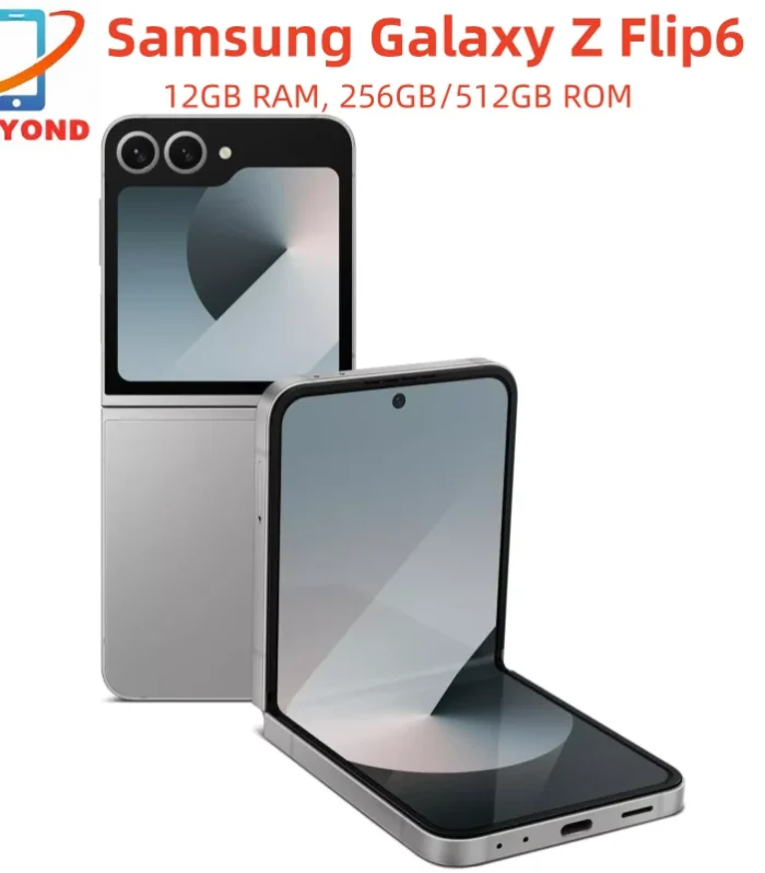 Samsung Galaxy Z Flip 6 5G F741B F741U1 F741N 256/512GB ROM 12GB RAM 6.7" NFC Snapdragon Foldable Original 99% New AI Cell Phone