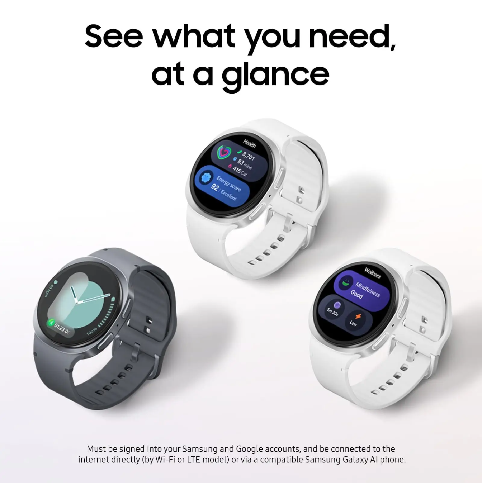 Samsung Galaxy Watch 8 New 2025: 30-Hour Battery Life with Always-On Display (AOD), Wireless Charging Supported,Bluetooth 5.3 - Image 6
