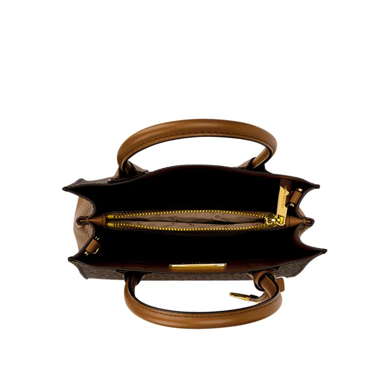 Michael Kors Mercer Medium Pvc Presbytery With Leather Crossbody Handbag For Women - Image 5