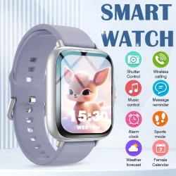 Smartwatch has call function, message notification, ultra-thin design, compatible with Android and iPhone, neutral gift, multipl