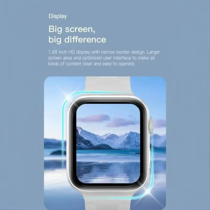 2025 New Smartwatch For Men Android IOS Phone 1.73" Screen Bluetooth Call Blood Oxygen Pressure Monitoring Smart Watch Women - Image 5