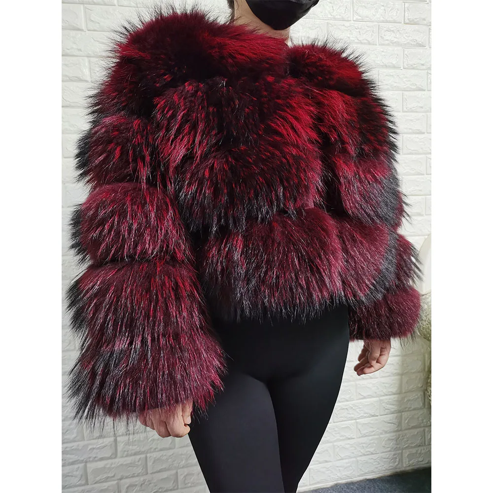 2025 trend natural fur real fur coat women's jacke Leather Woman clothing new outerwears Female Vest - Image 5