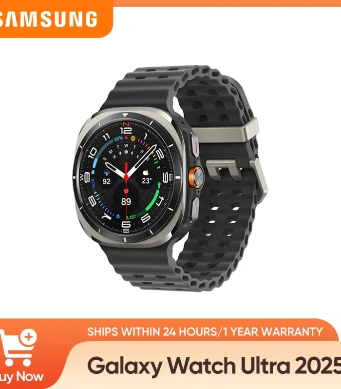 Samsung Galaxy Watch Ultra (2025) 47mm LTE Smartwatch, Titanium Casing, Advanced Sleep Coaching, Running Coach, Energy Score