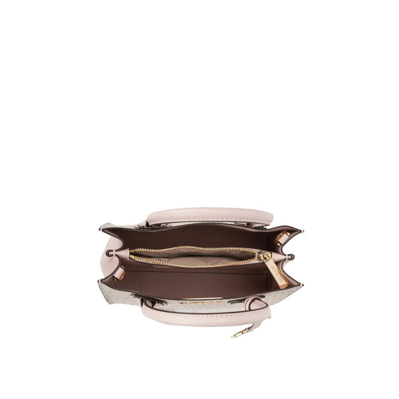 Michael Kors Mercer Medium Pvc Presbytery With Leather Crossbody Handbag For Women - Image 5