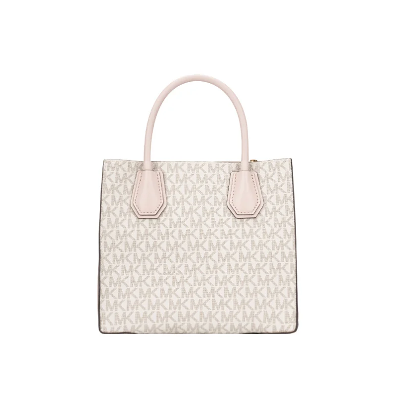 Michael Kors Mercer Medium Pvc Presbytery With Leather Crossbody Handbag For Women - Image 3